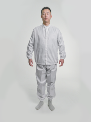 Two-Piece Cleanroom Garments (stand-up collar)